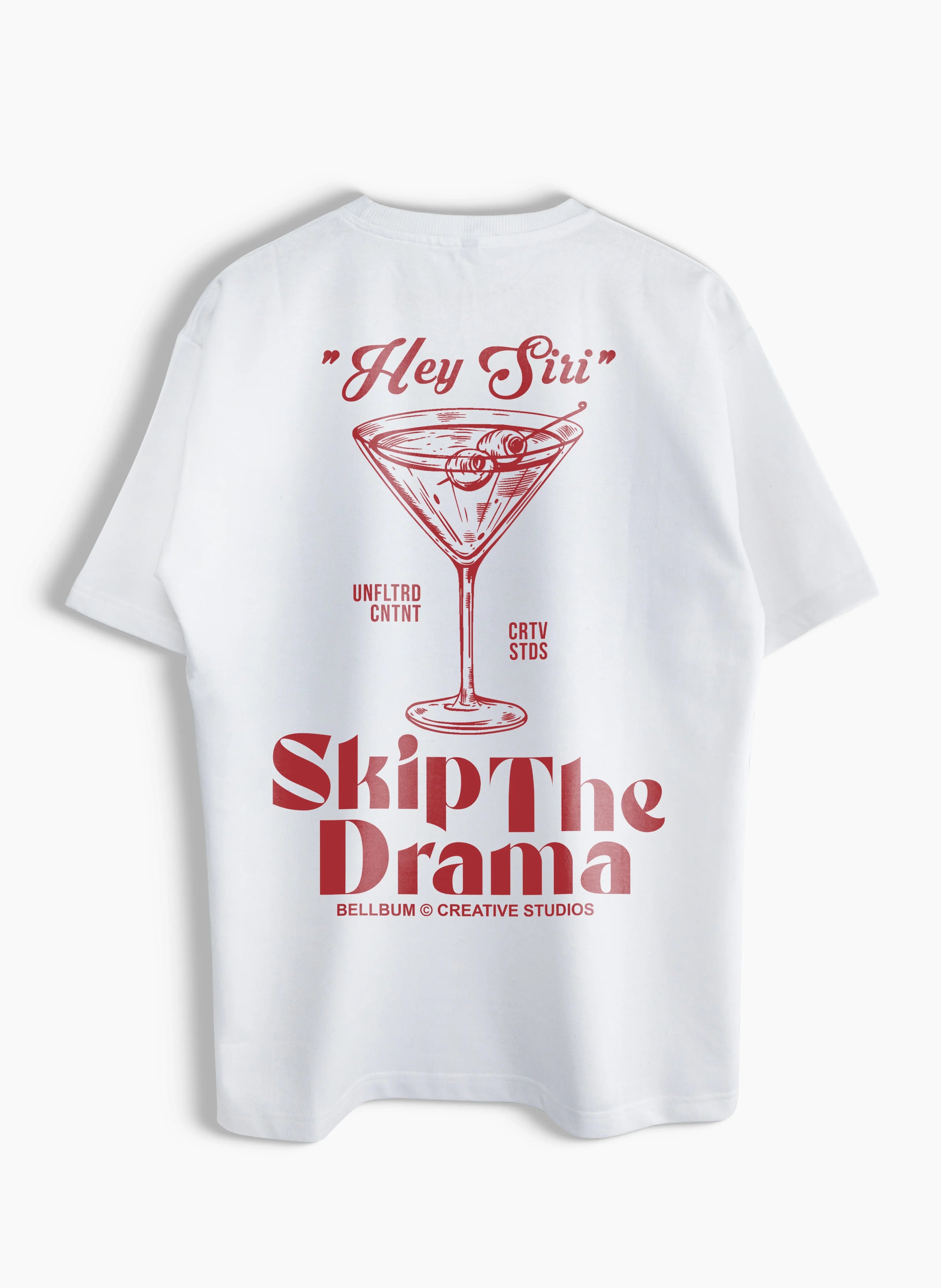 Skip the Drama 'Hey Siri' Graphic Tee – Bellbum Originals - Bellbum