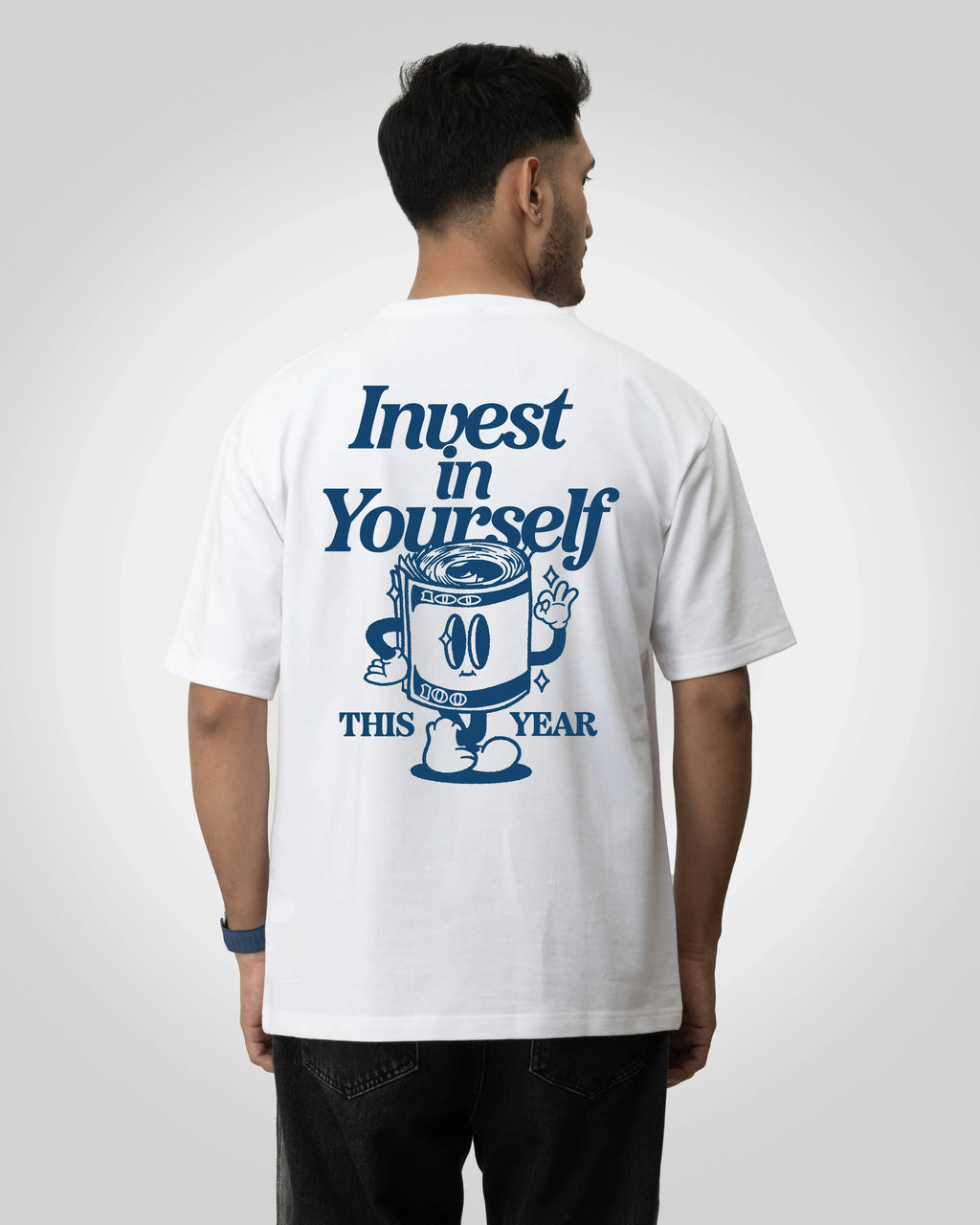 Invest in yourself Unisex t-shirt oversized t-shirt - Bellbum