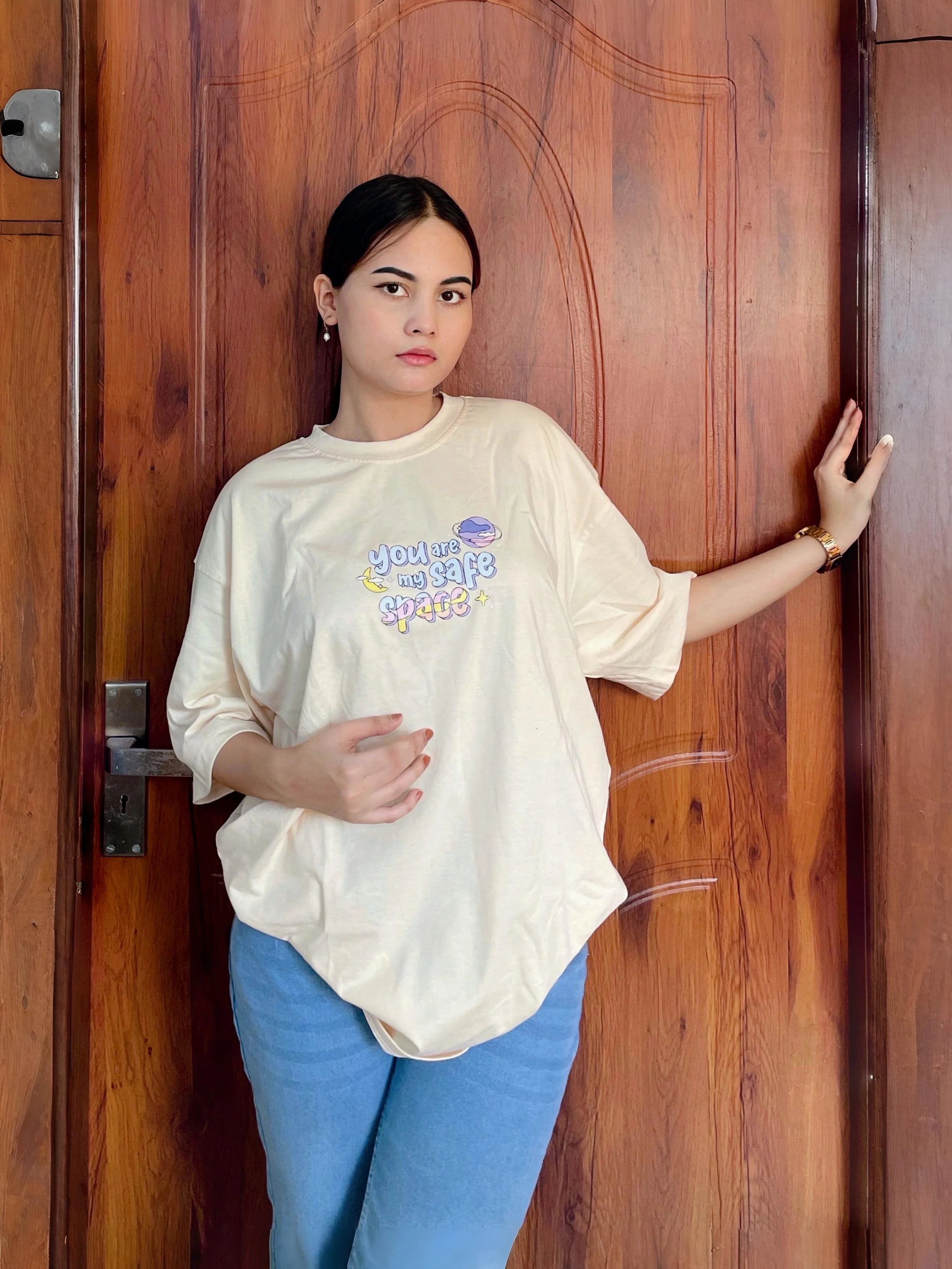 You are my safe space Oversized Tee