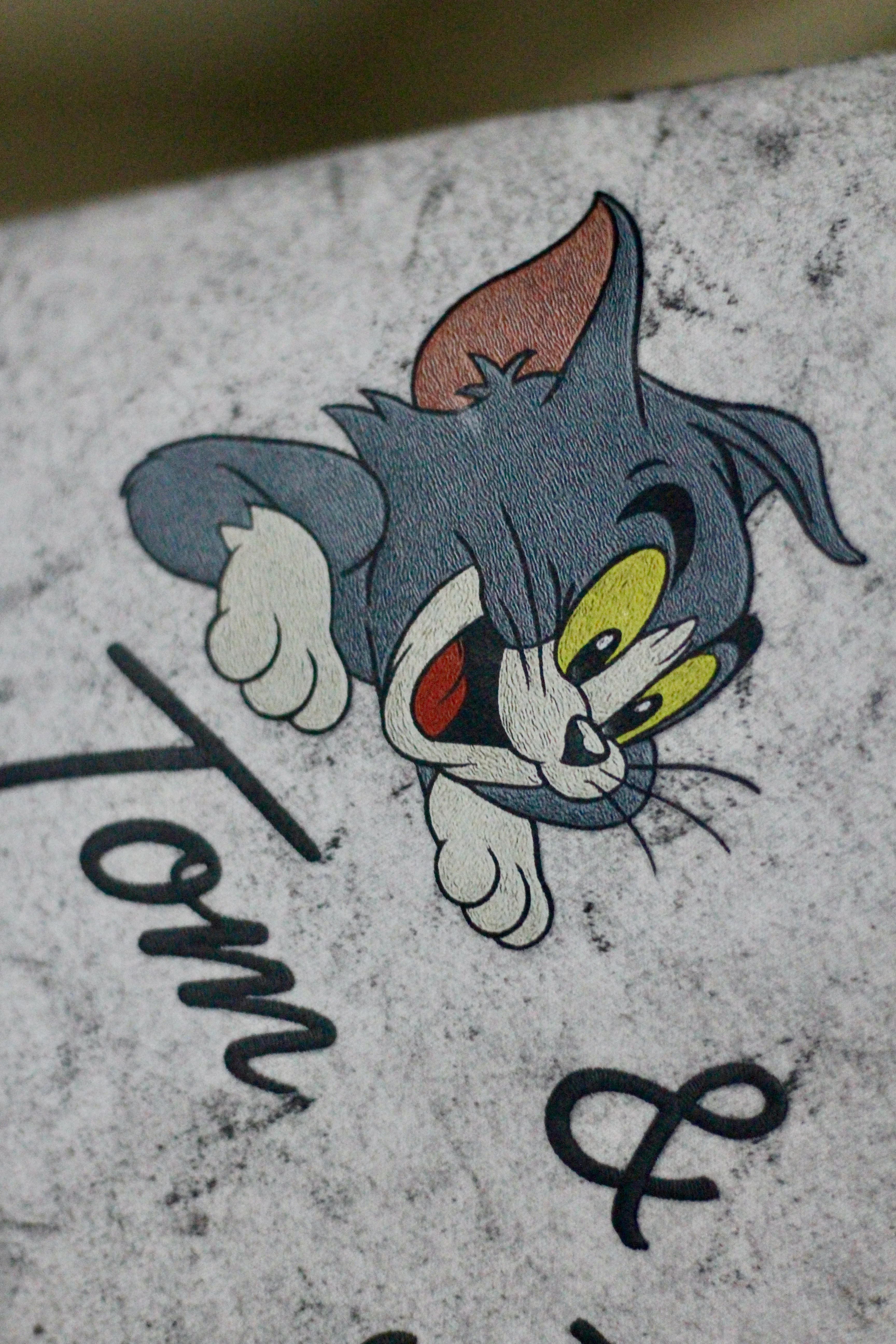 Bellbum Tom & Jerry Acid Wash Unisex Oversized T-Shirt
