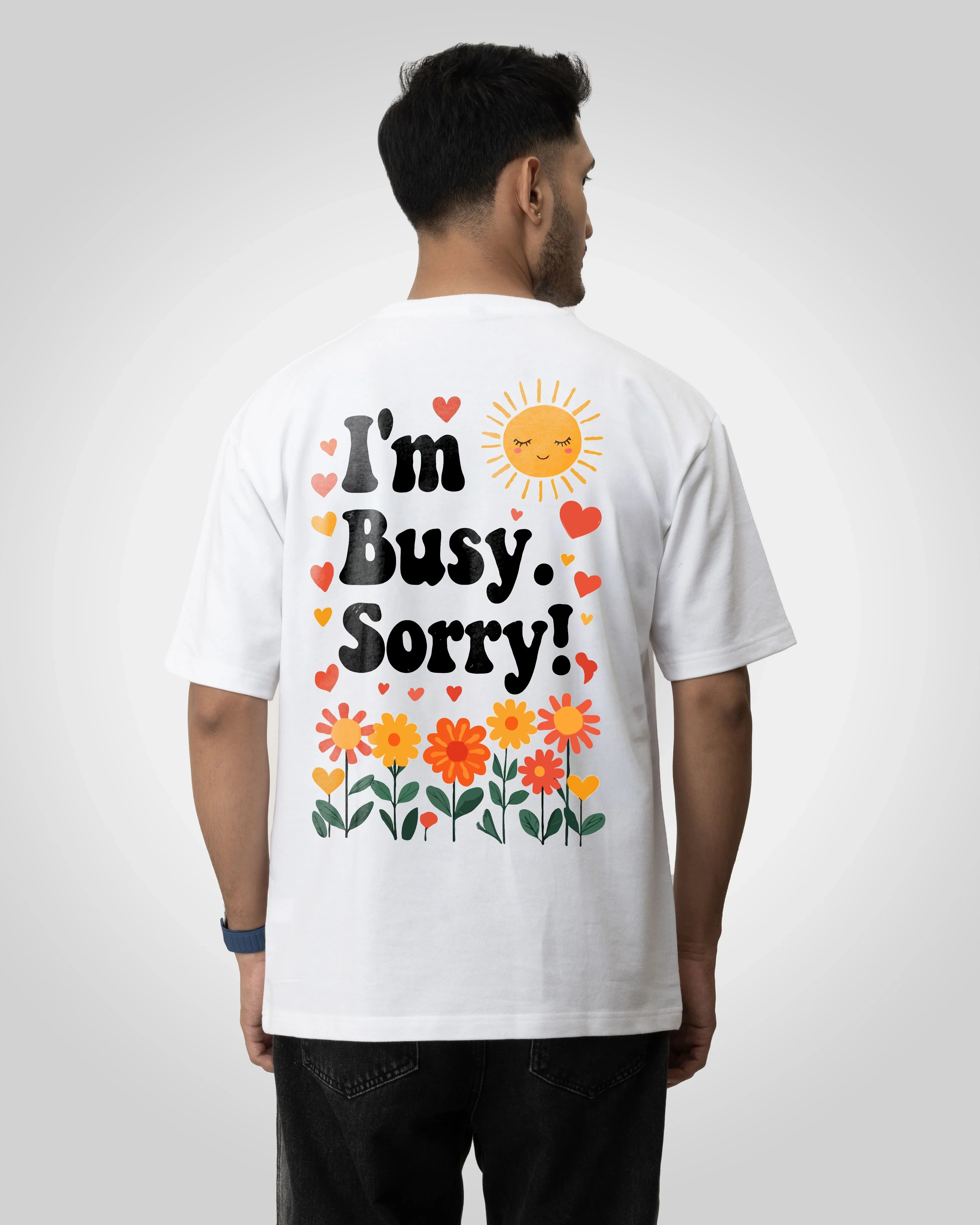 I'm Sorry Graphic Unisex oversized T-shirt - Bellbum