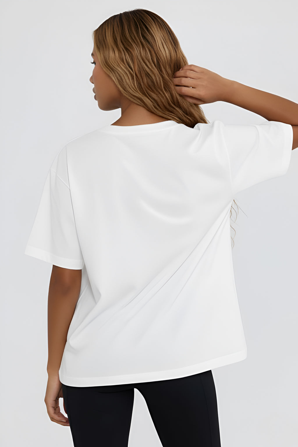Bellbum Gotcha Matcha Oversized T-Shirt – 240GSM French Terry Cotton, White Unisex