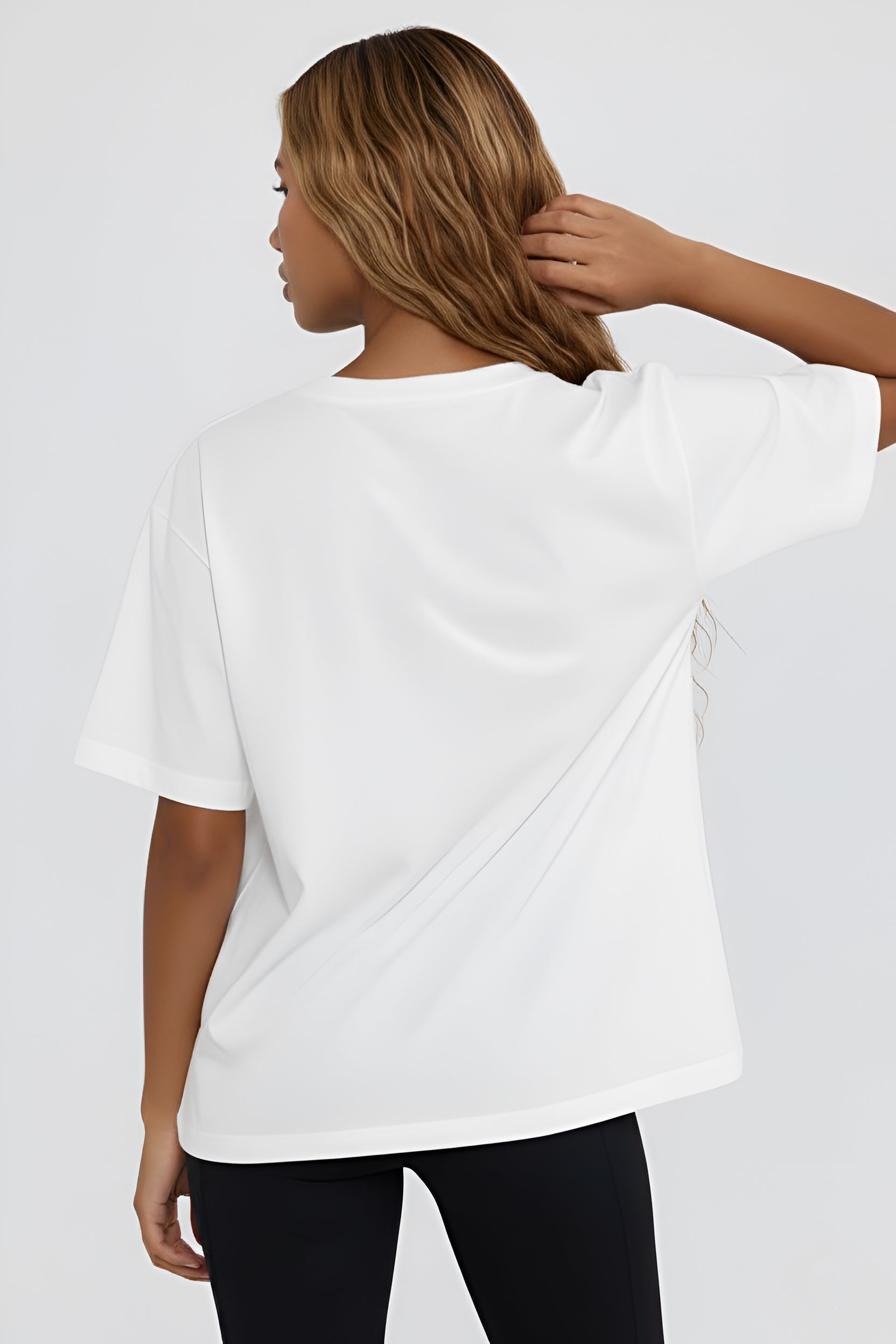 Bellbum Gotcha Matcha Oversized T-Shirt – 240GSM French Terry Cotton, White Unisex