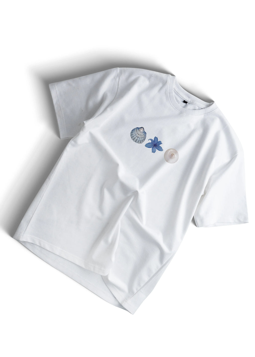 Coastal Elegance Oversized Tee - Minimalistic Nature-Inspired Design by Bellbum - Bellbum