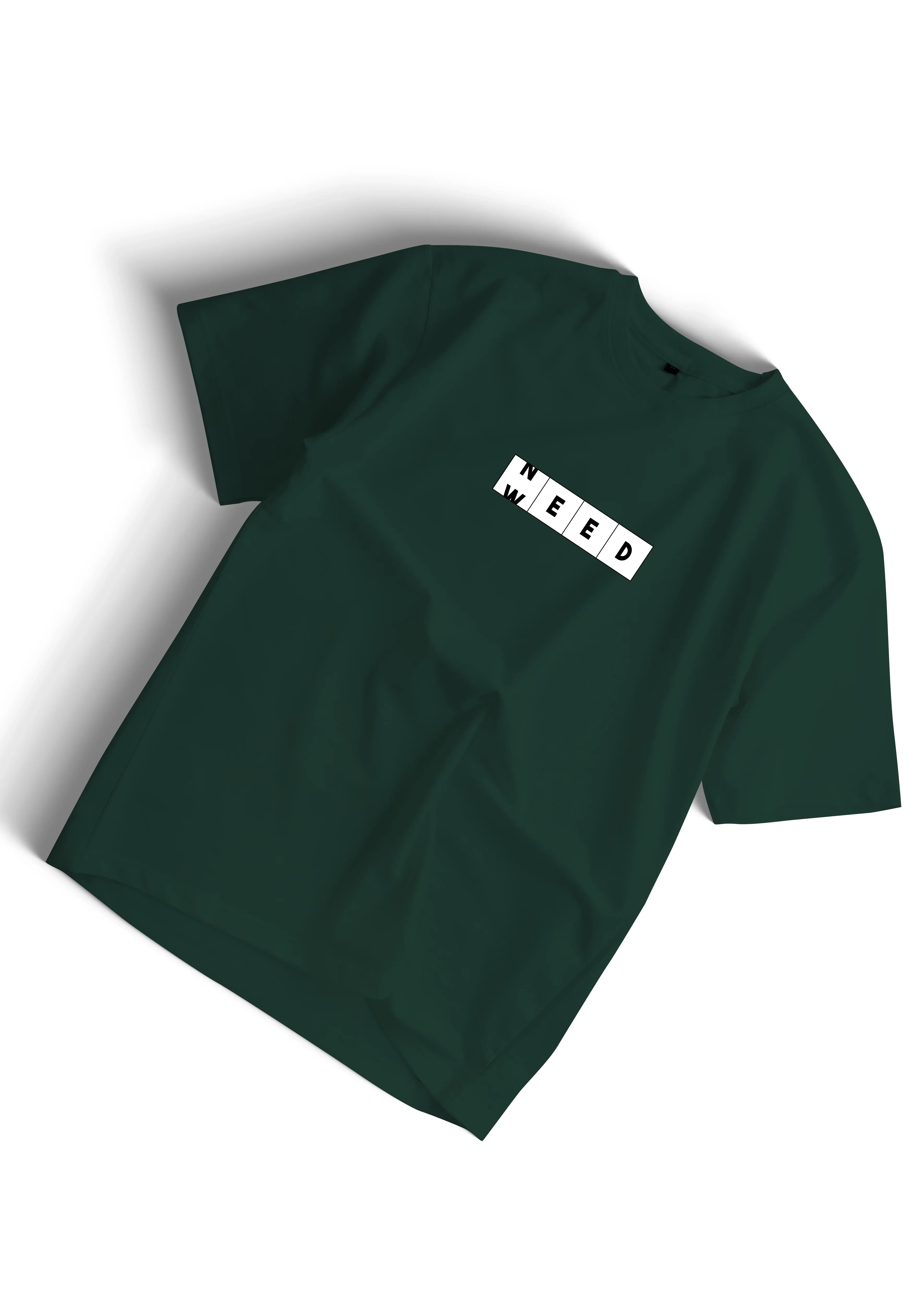 Need Weed Oversized Unisex Graphic T-Shirt – Minimalist Design - Bellbum