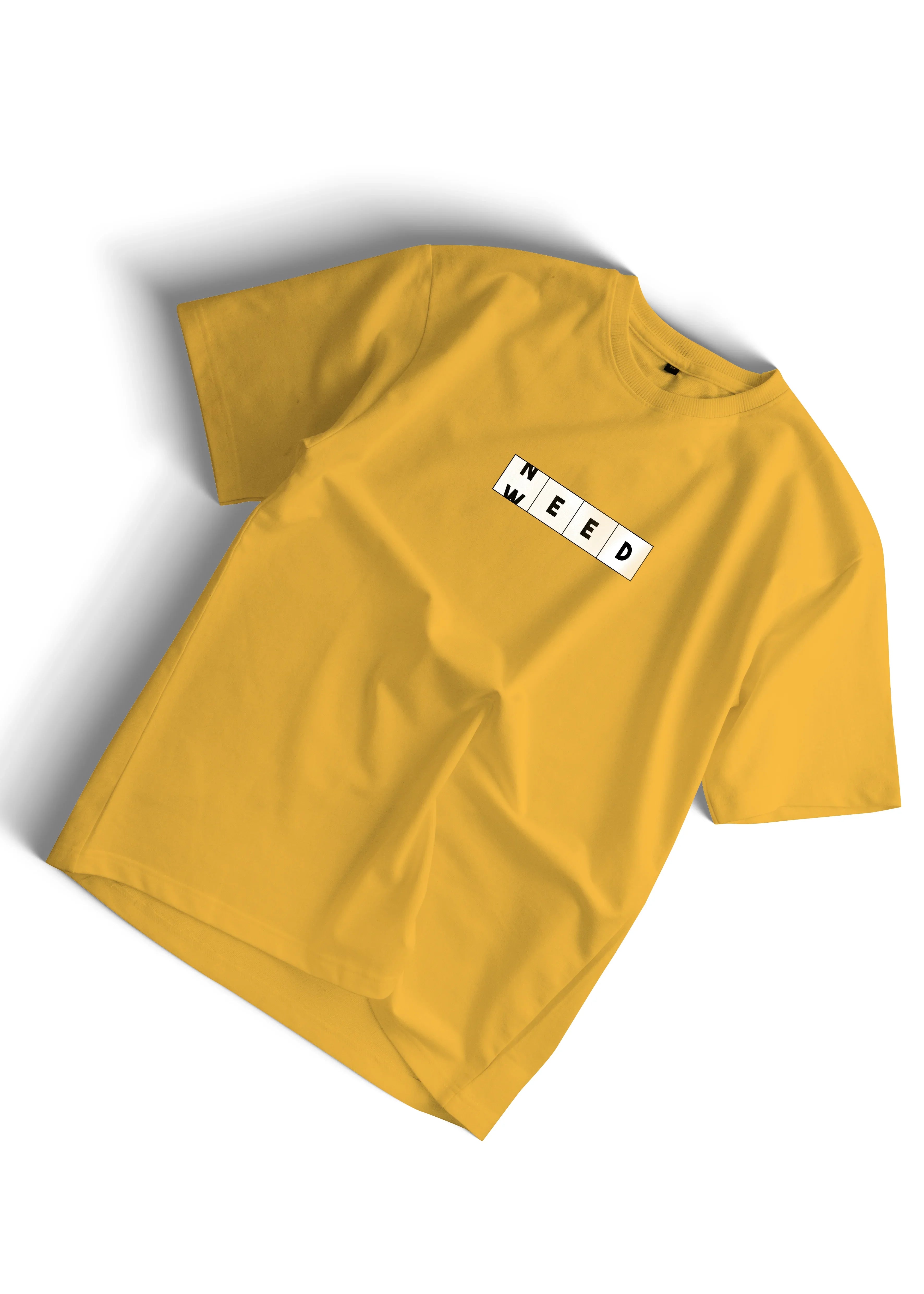 Need Weed Oversized Unisex Graphic T-Shirt – Minimalist Design - Bellbum