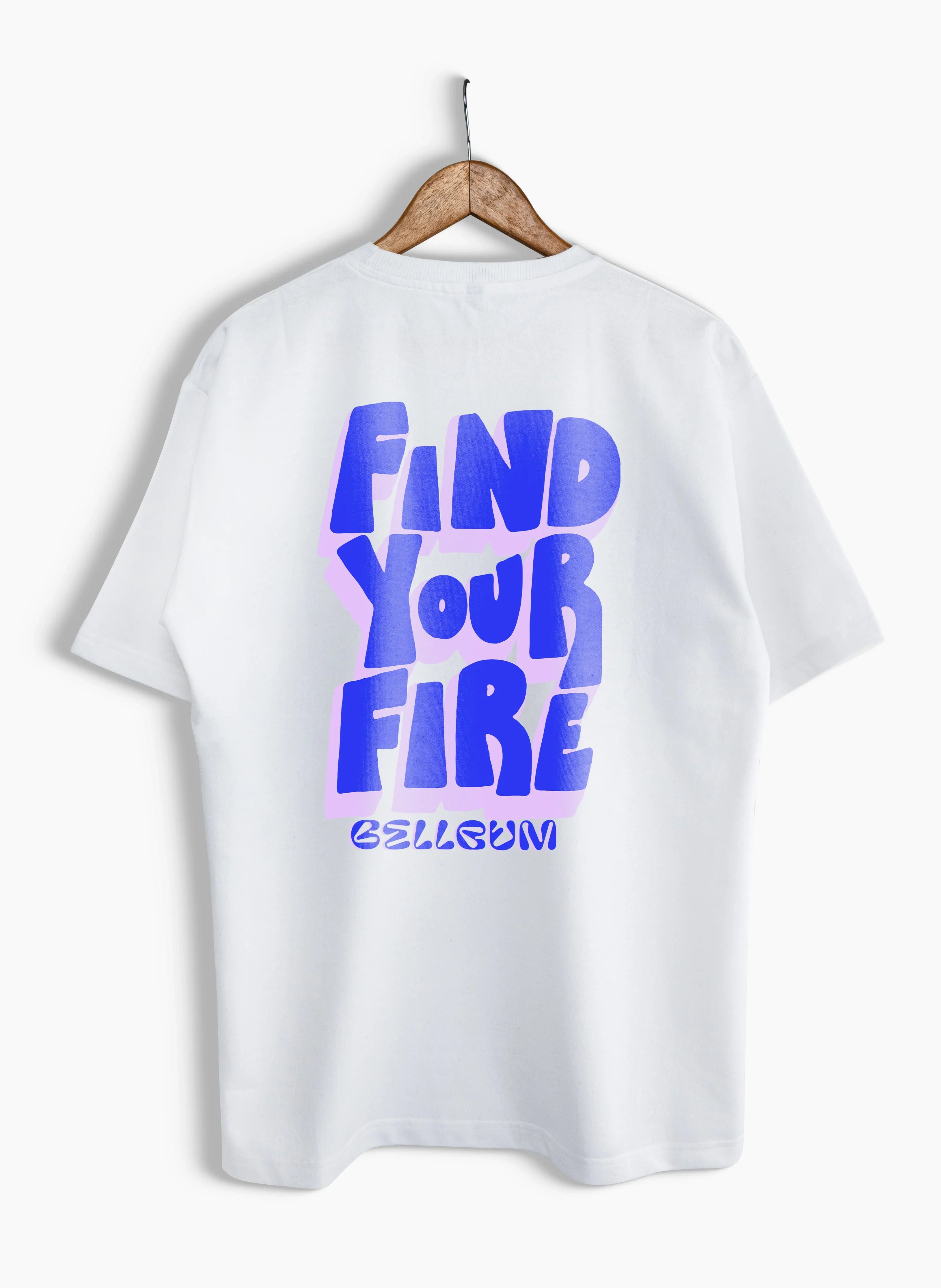 Find Your Fire: Gradient Oversized Graphic Tee by Bellbum - Bellbum