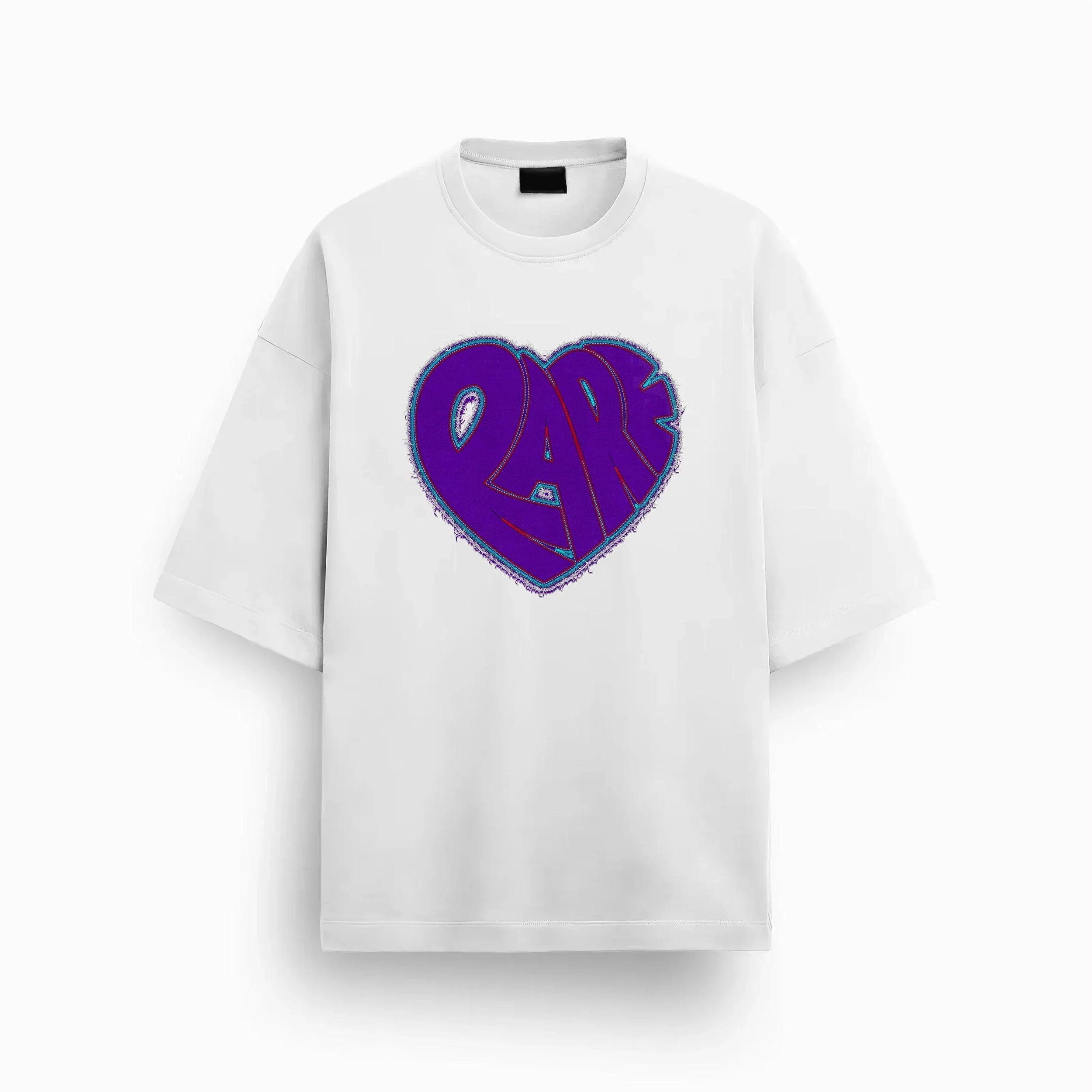 Rare Heart graphic Unisex oversized T-shirt - Bellbum