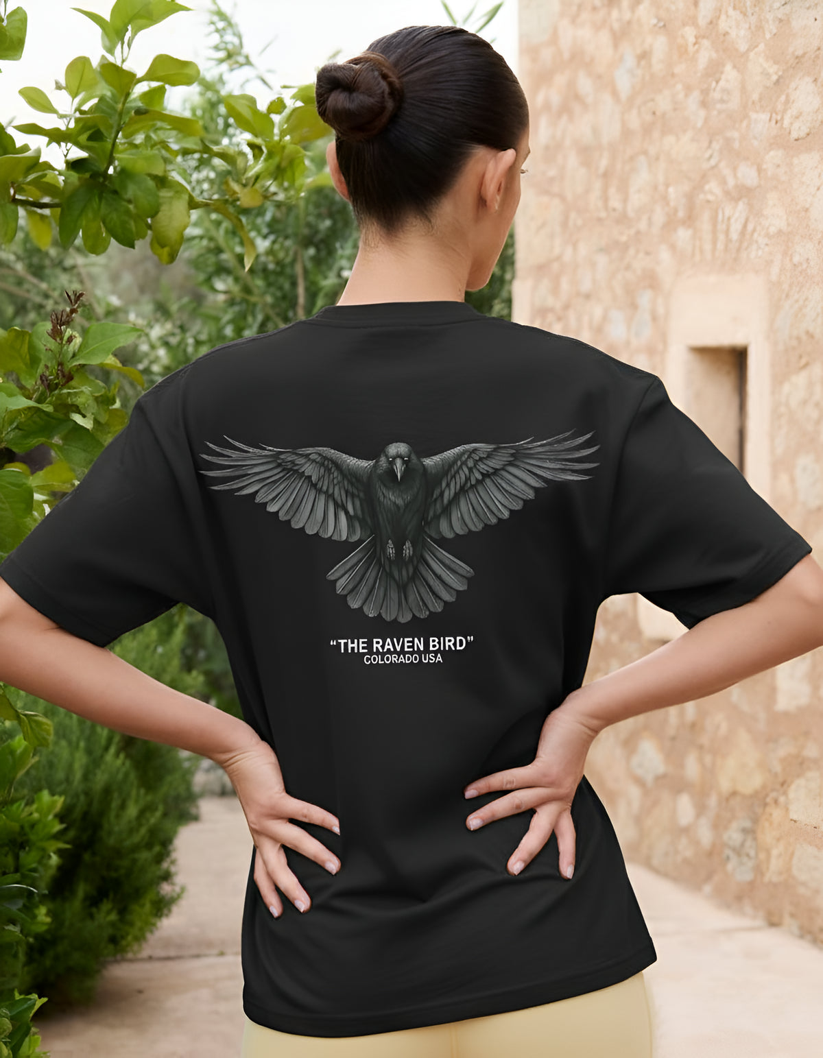 RAVEN T-shirt Oversized T-Shirt Black