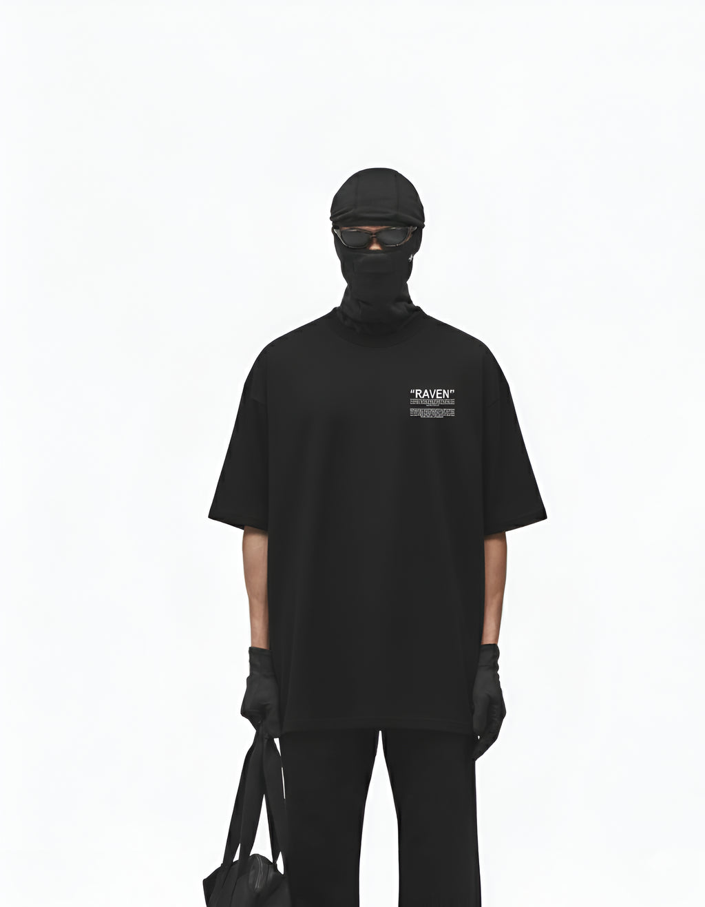 RAVEN T-shirt Oversized T-Shirt Black