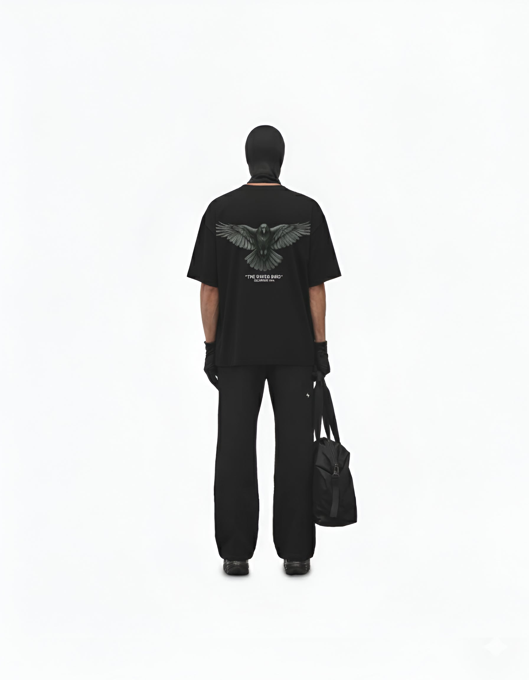 RAVEN T-shirt Oversized T-Shirt Black