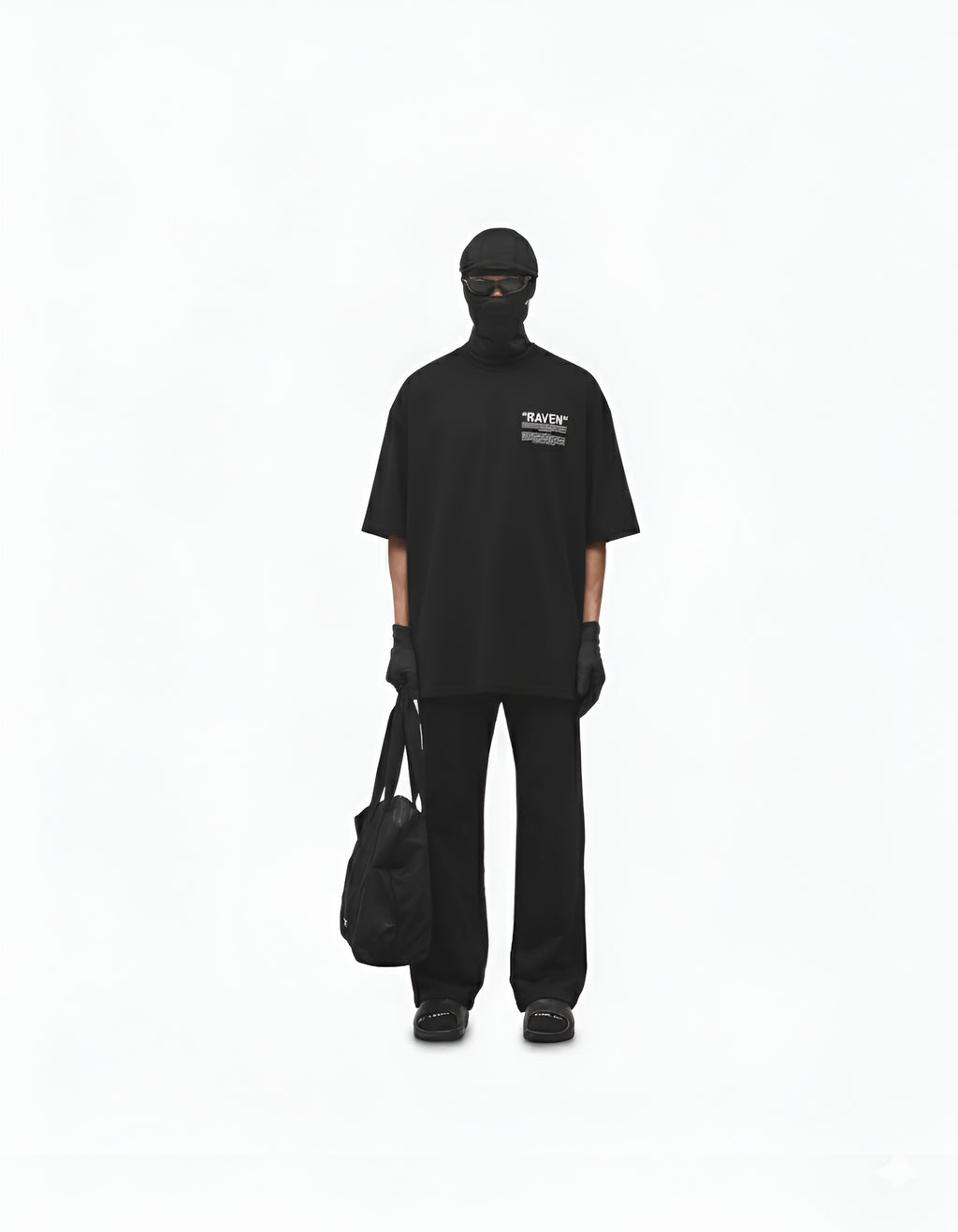 RAVEN T-shirt Oversized T-Shirt Black
