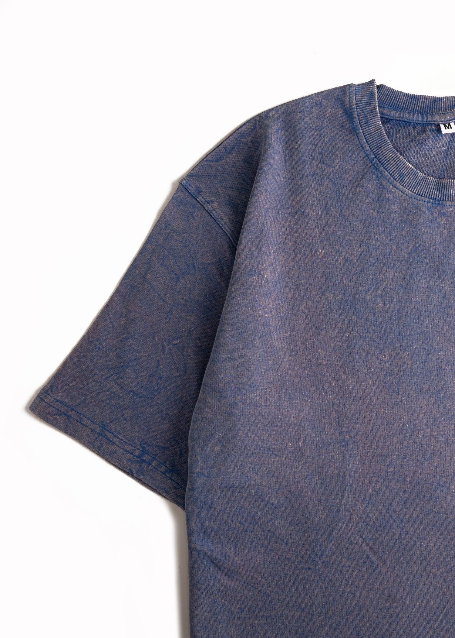 Stormy Sky Acid Wash Oversized T-Shirt - Bellbum