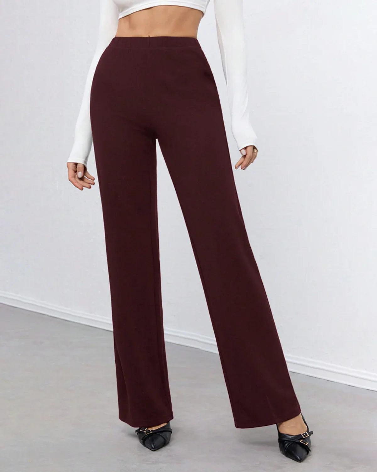 Bellbum Casual Trouser Wine Lycra - Bellbum