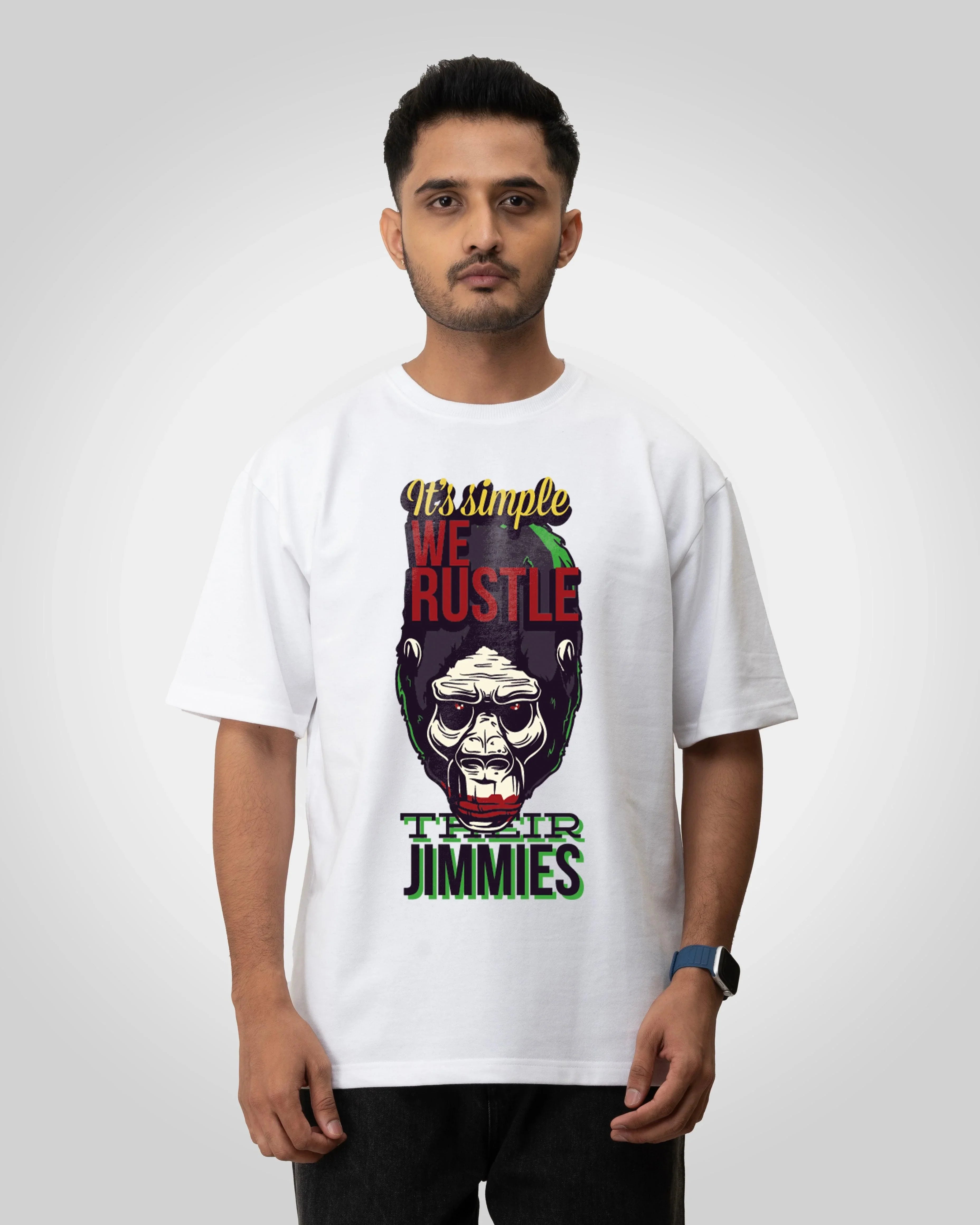 We Rustle Unisex t-shirt oversized t-shirt - Bellbum