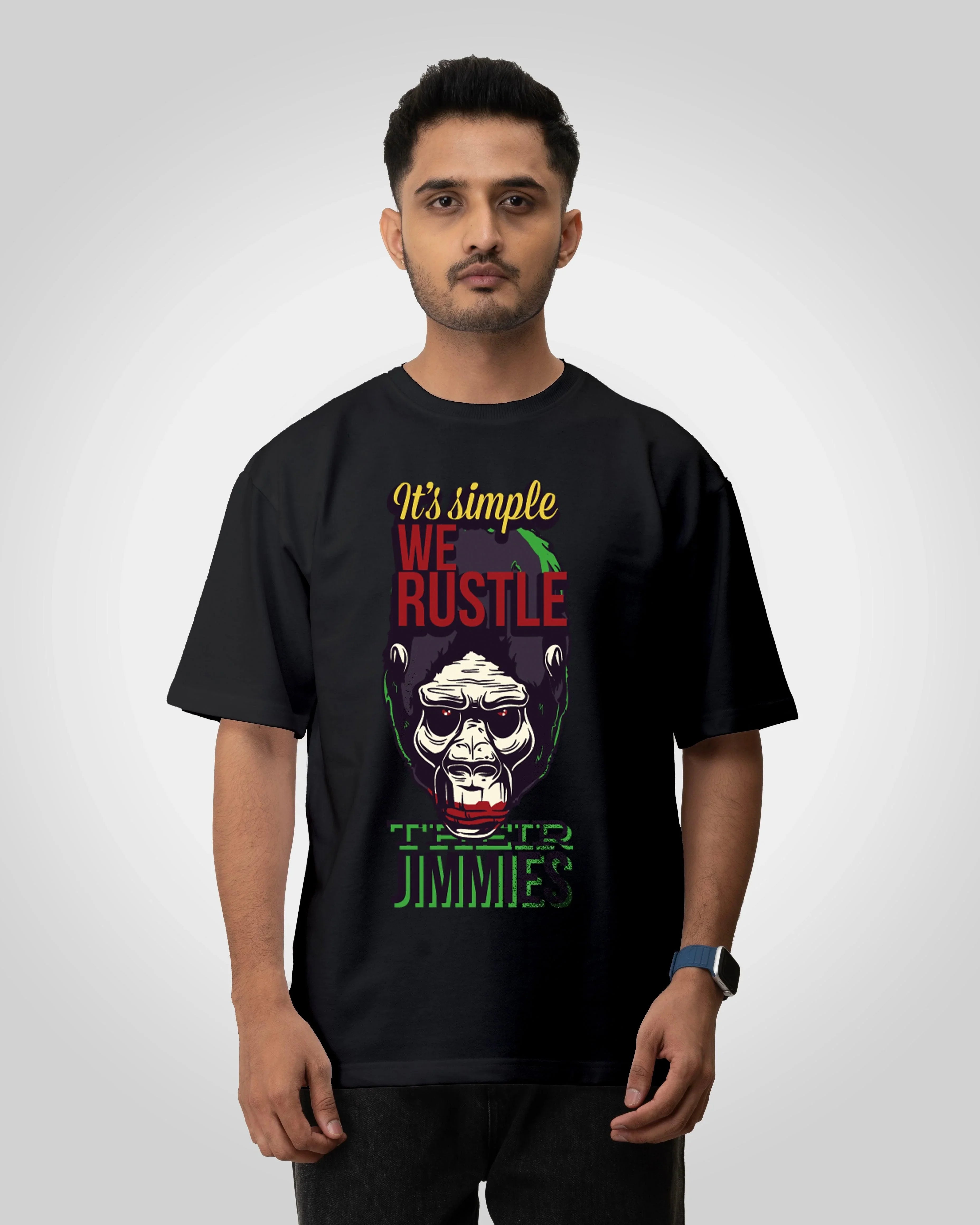 We Rustle Unisex t-shirt oversized t-shirt - Bellbum