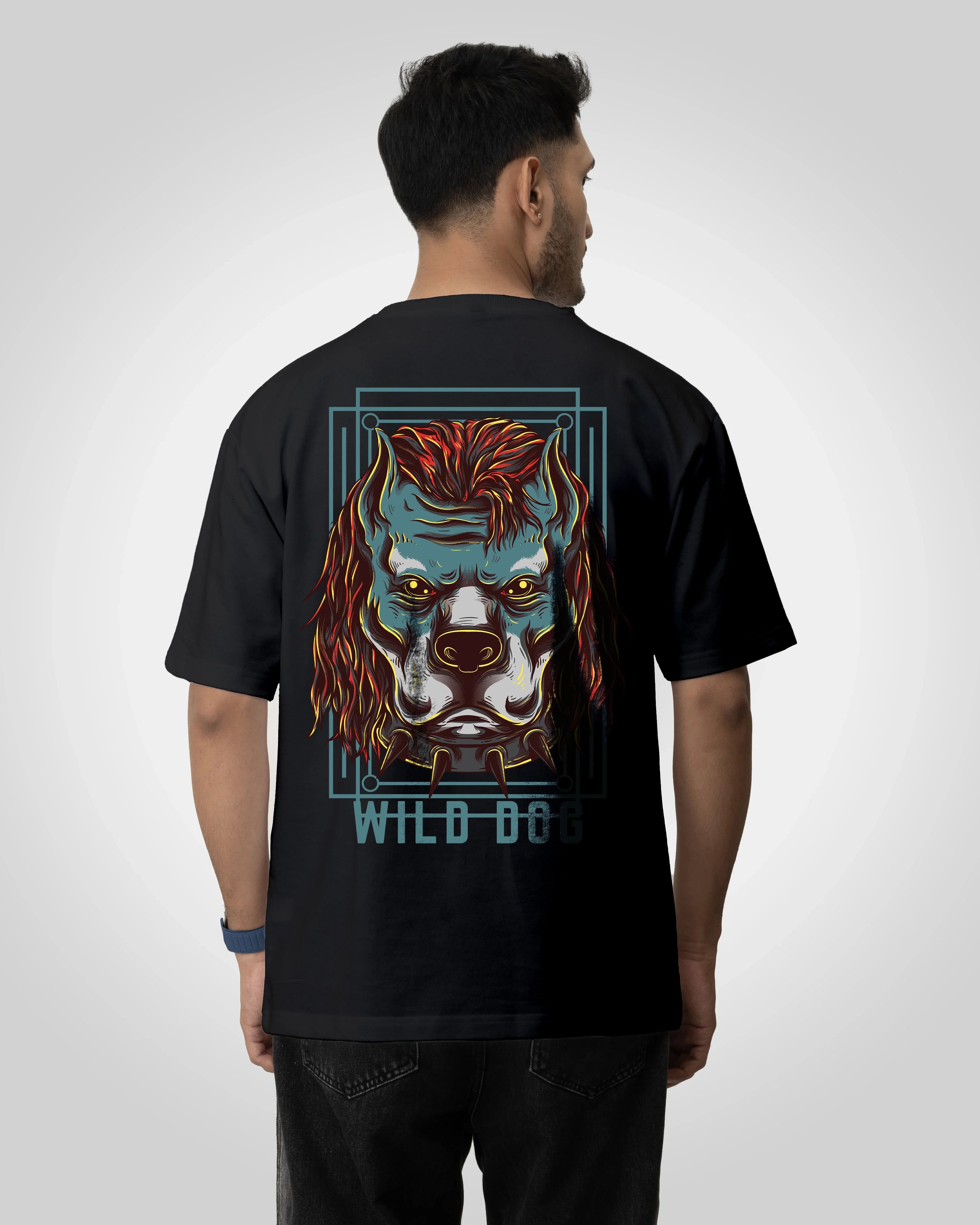 Wild dogs Unisex t-shirt oversized t-shirt - Bellbum