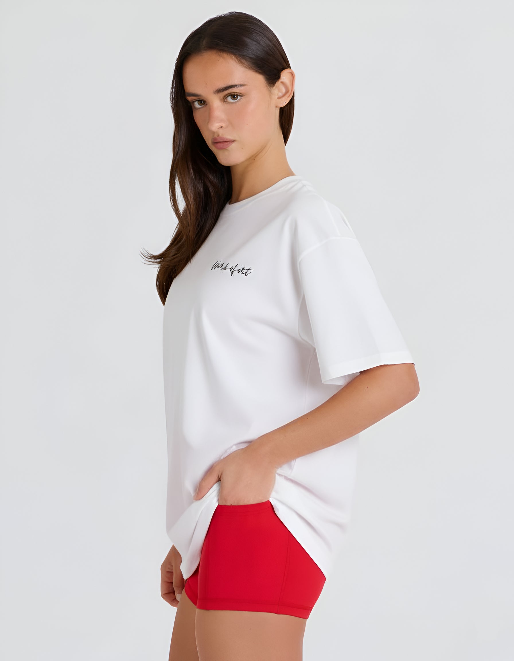 Work of Art Oversized T-Shirt White