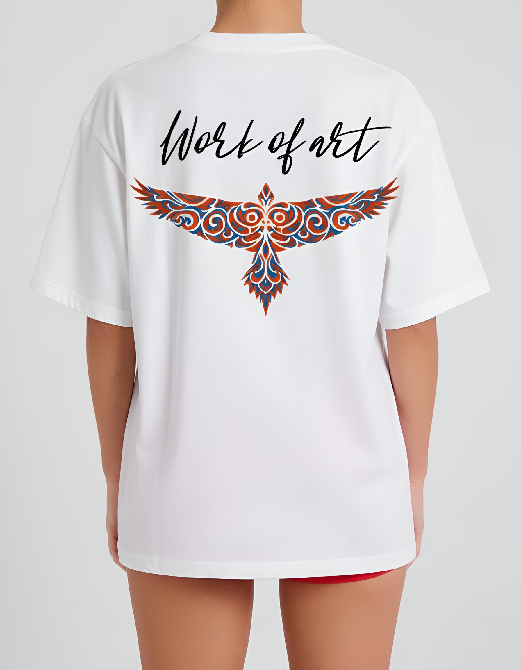 Work of Art Oversized T-Shirt White