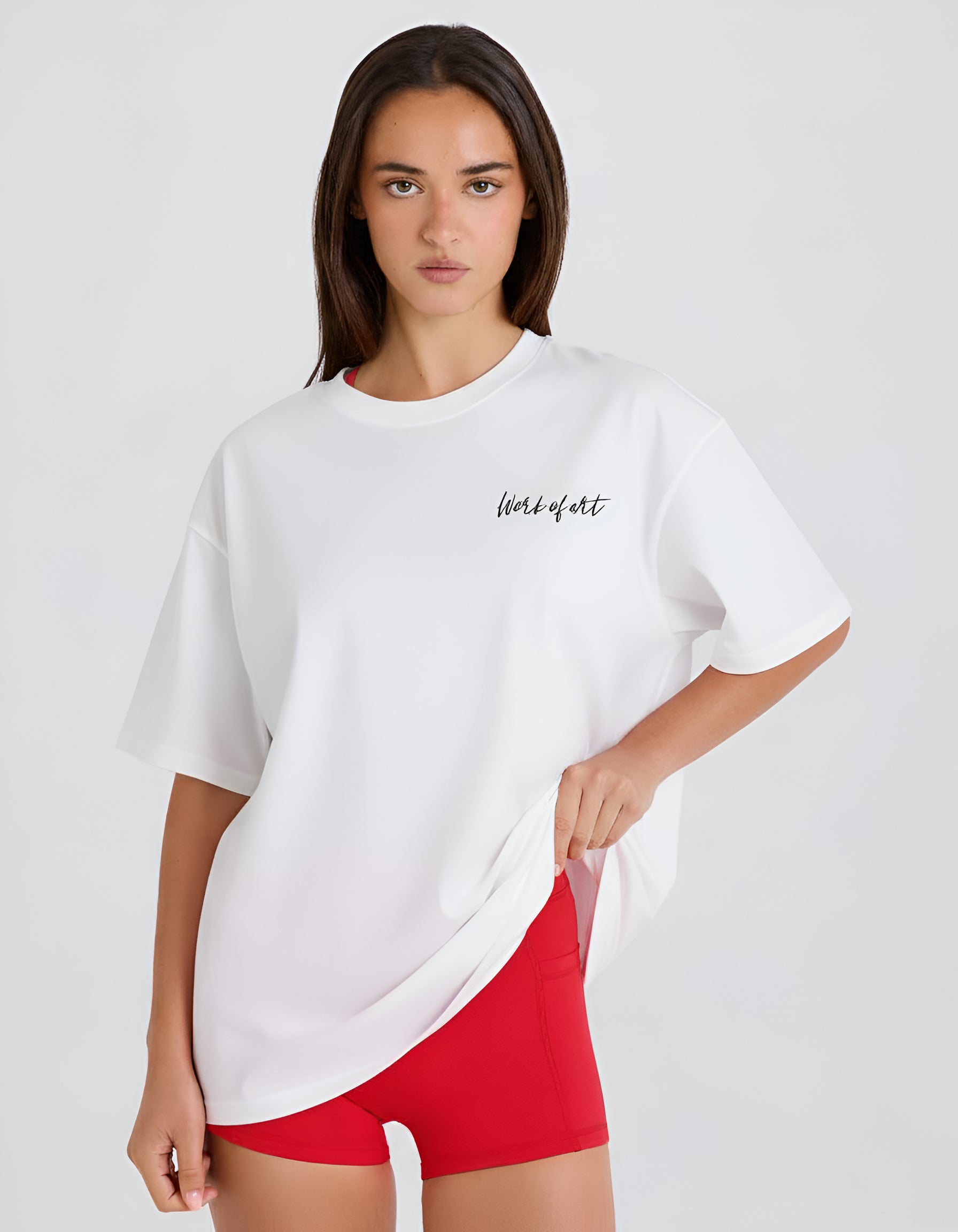 Work of Art Oversized T-Shirt White