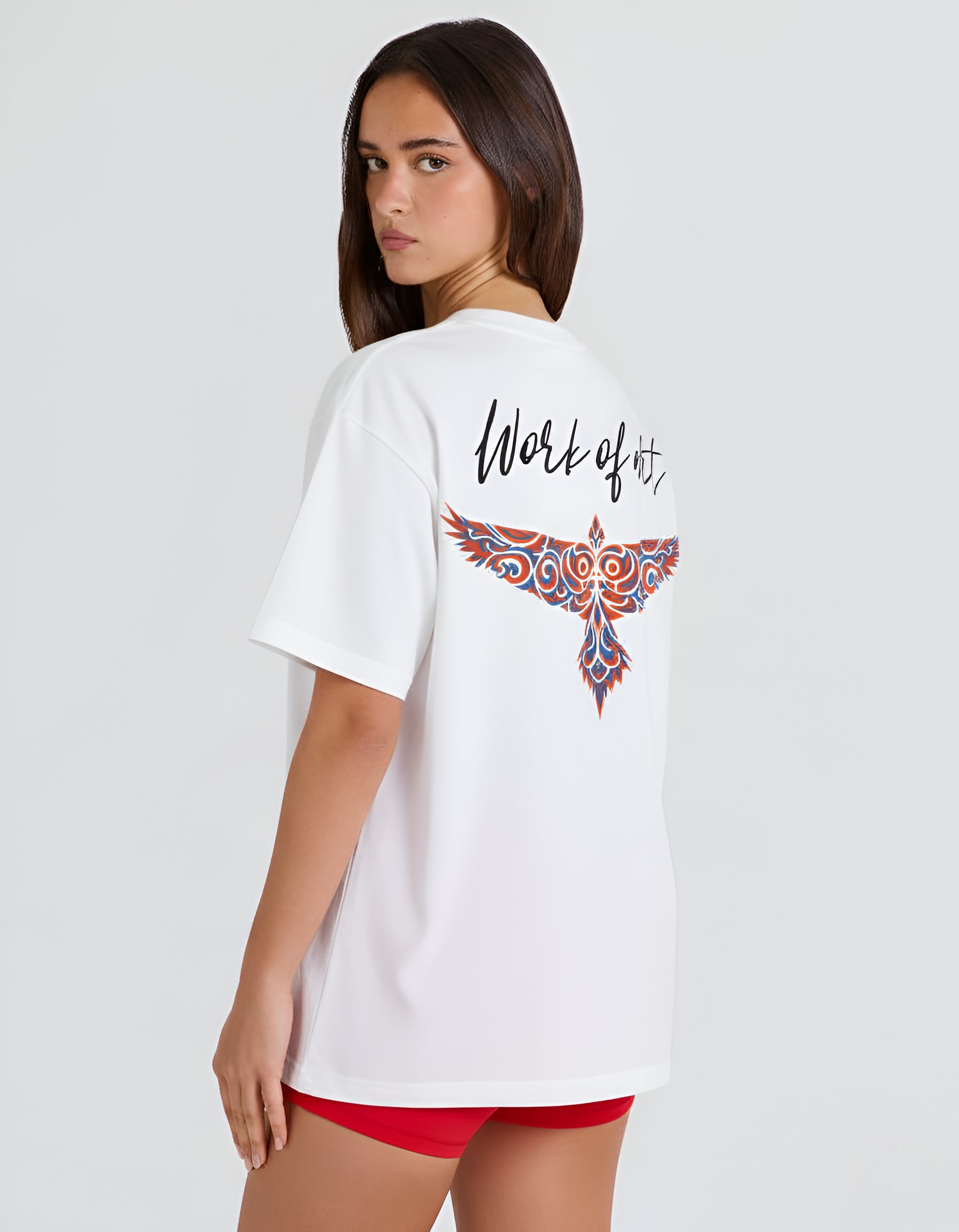 Work of Art Oversized T-Shirt White