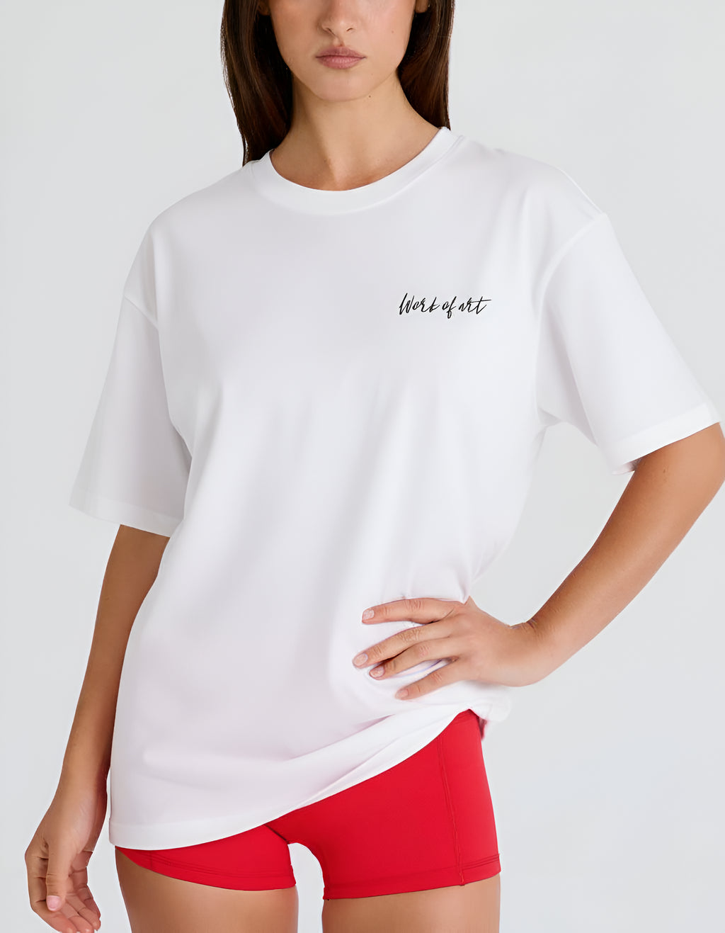 Work of Art Oversized T-Shirt White