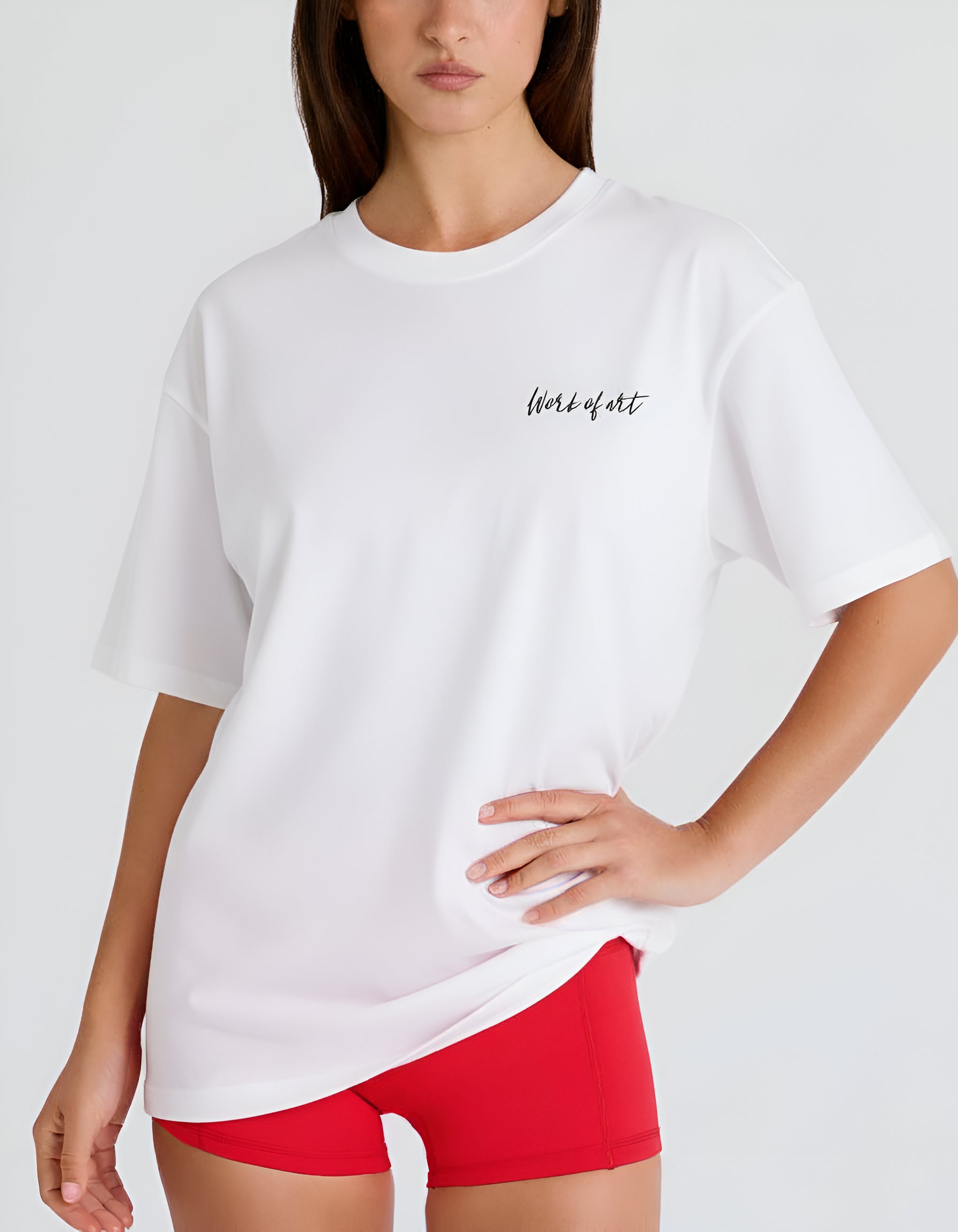Work of Art Oversized T-Shirt White