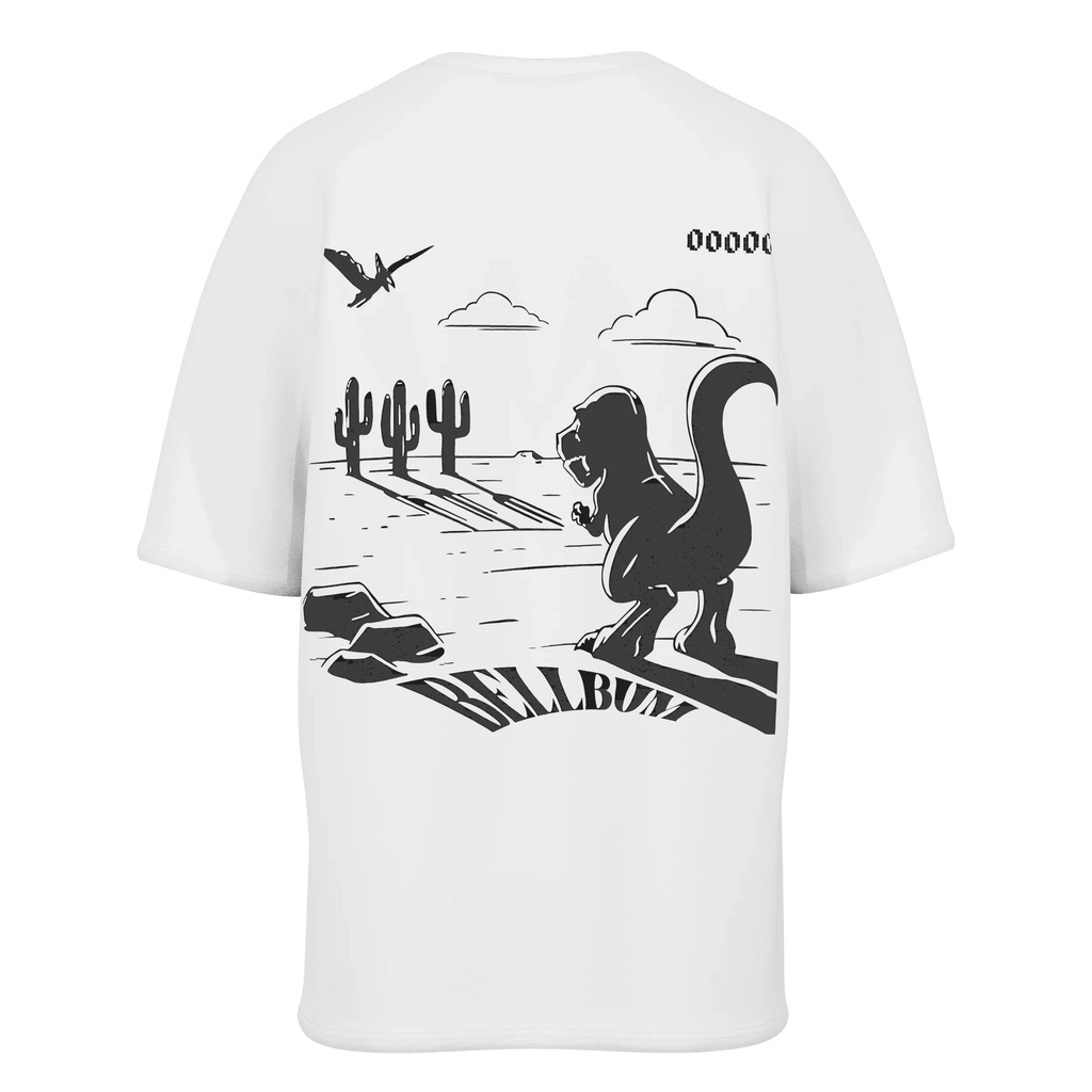 Hustling graphic Unisex oversized T-shirt - Bellbum