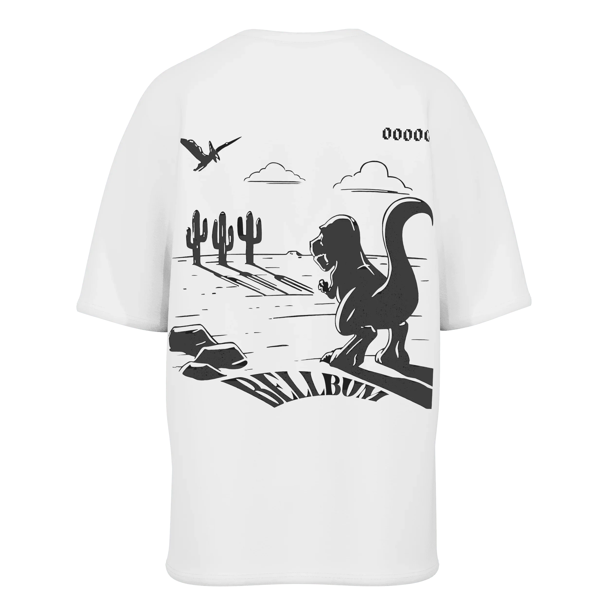 Hustling graphic Unisex oversized T-shirt - Bellbum