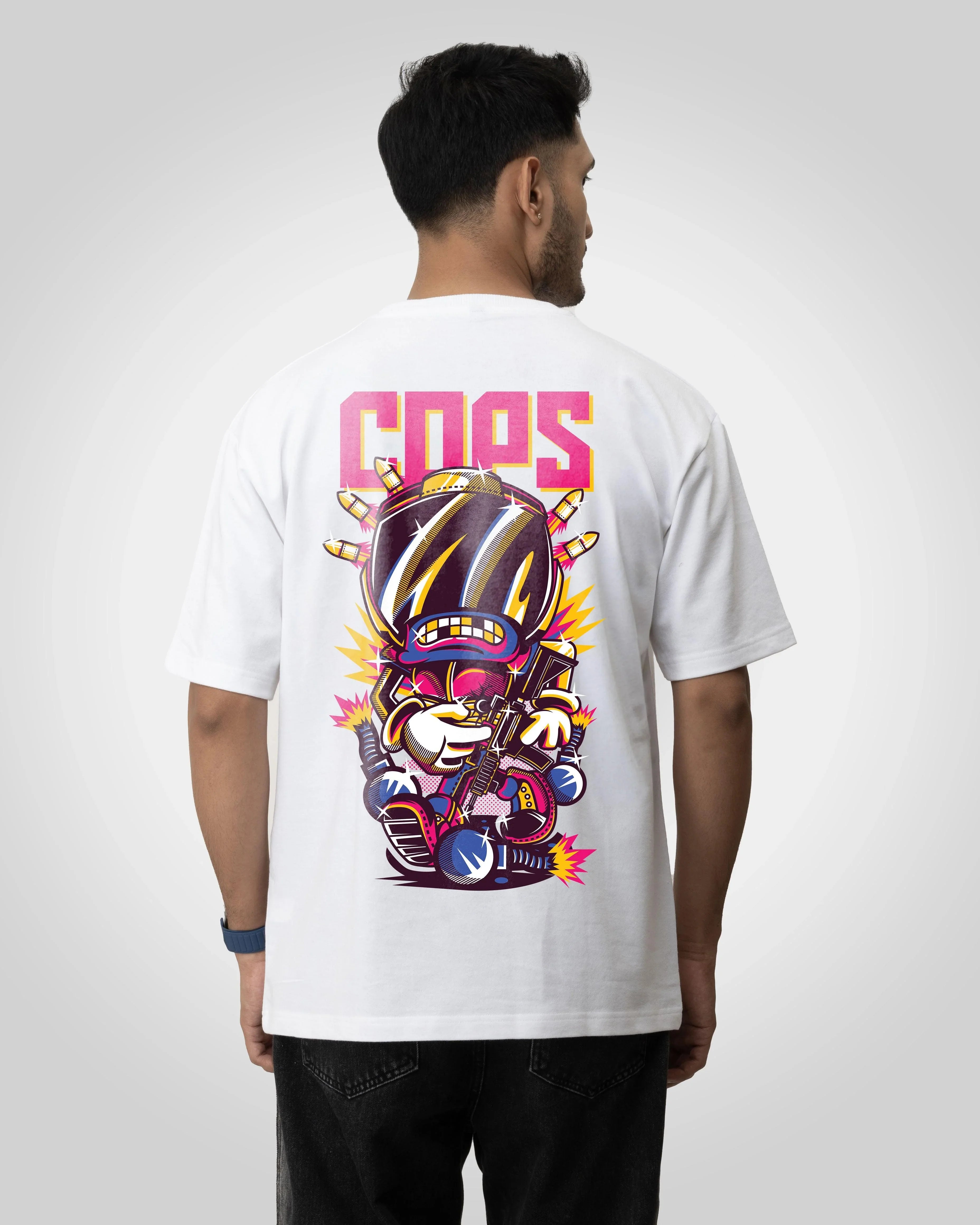 Cops Unisex t-shirt oversized t-shirt - Bellbum