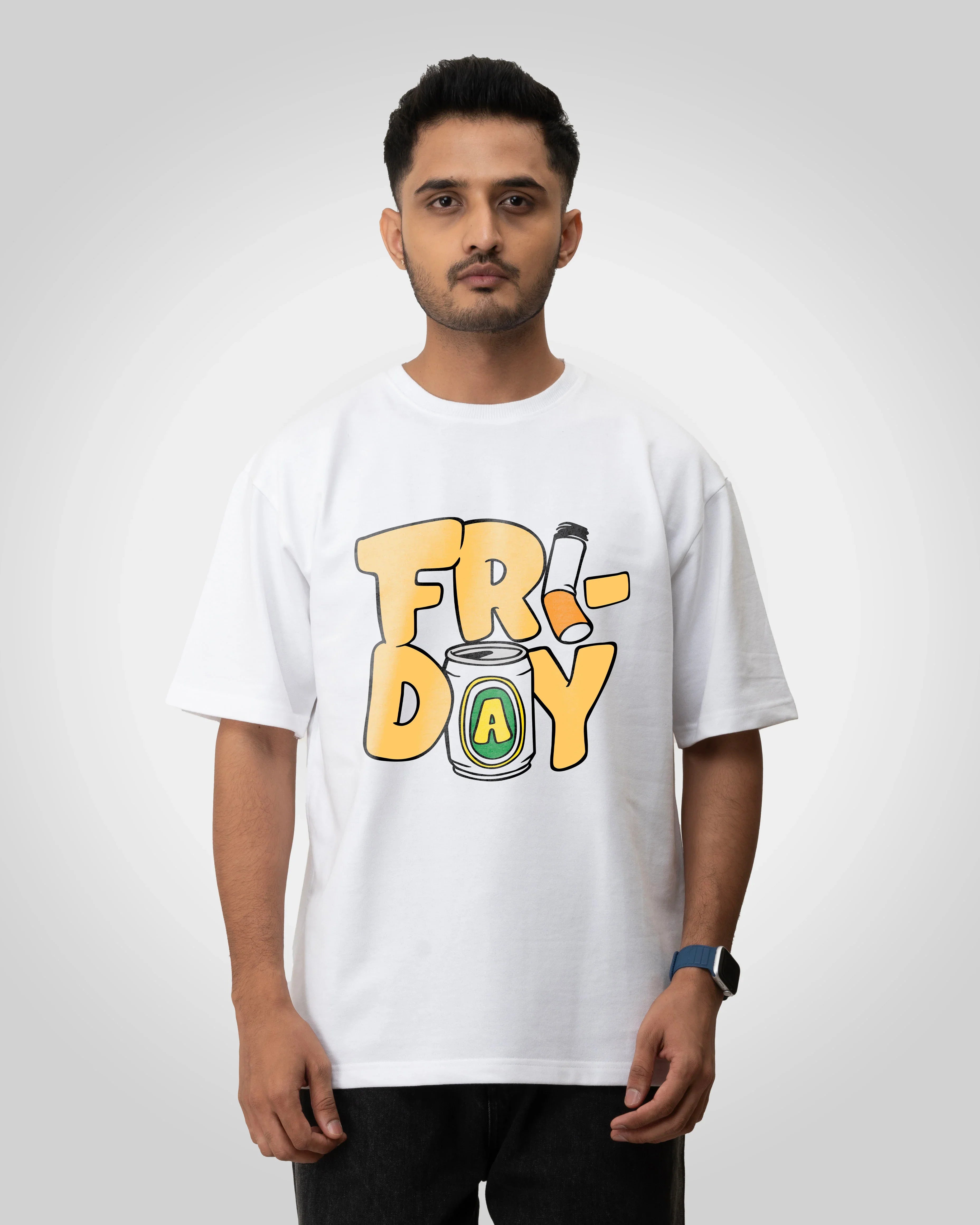 Weekend vibe Unisex printed graphic oversized t-shirt - Bellbum