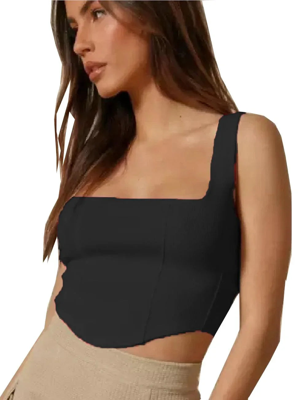 Limr Fashion pack of 3 collar neck crop top - Bellbum