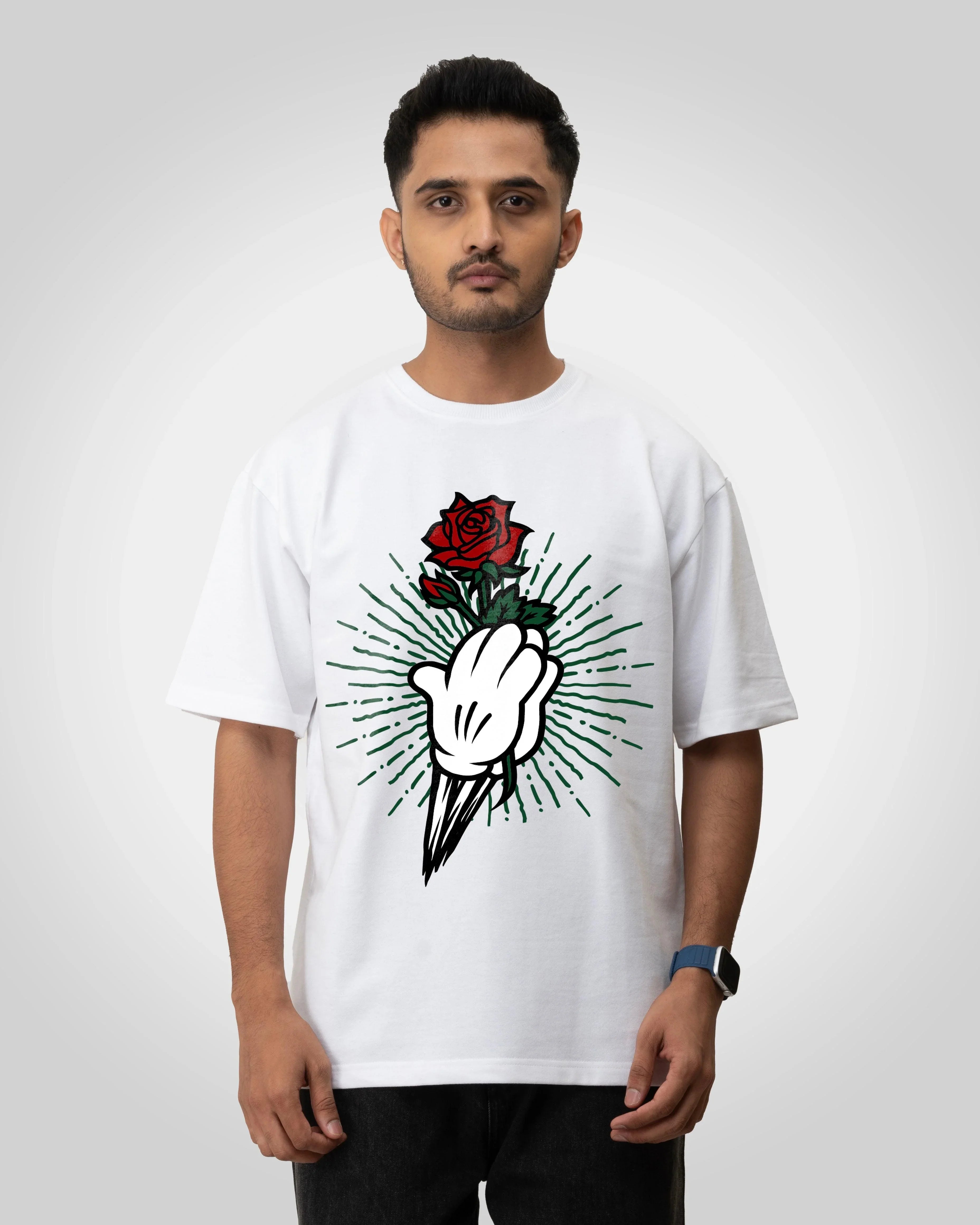 Praying Mickey Unisex t-shirt oversized t-shirt - Bellbum
