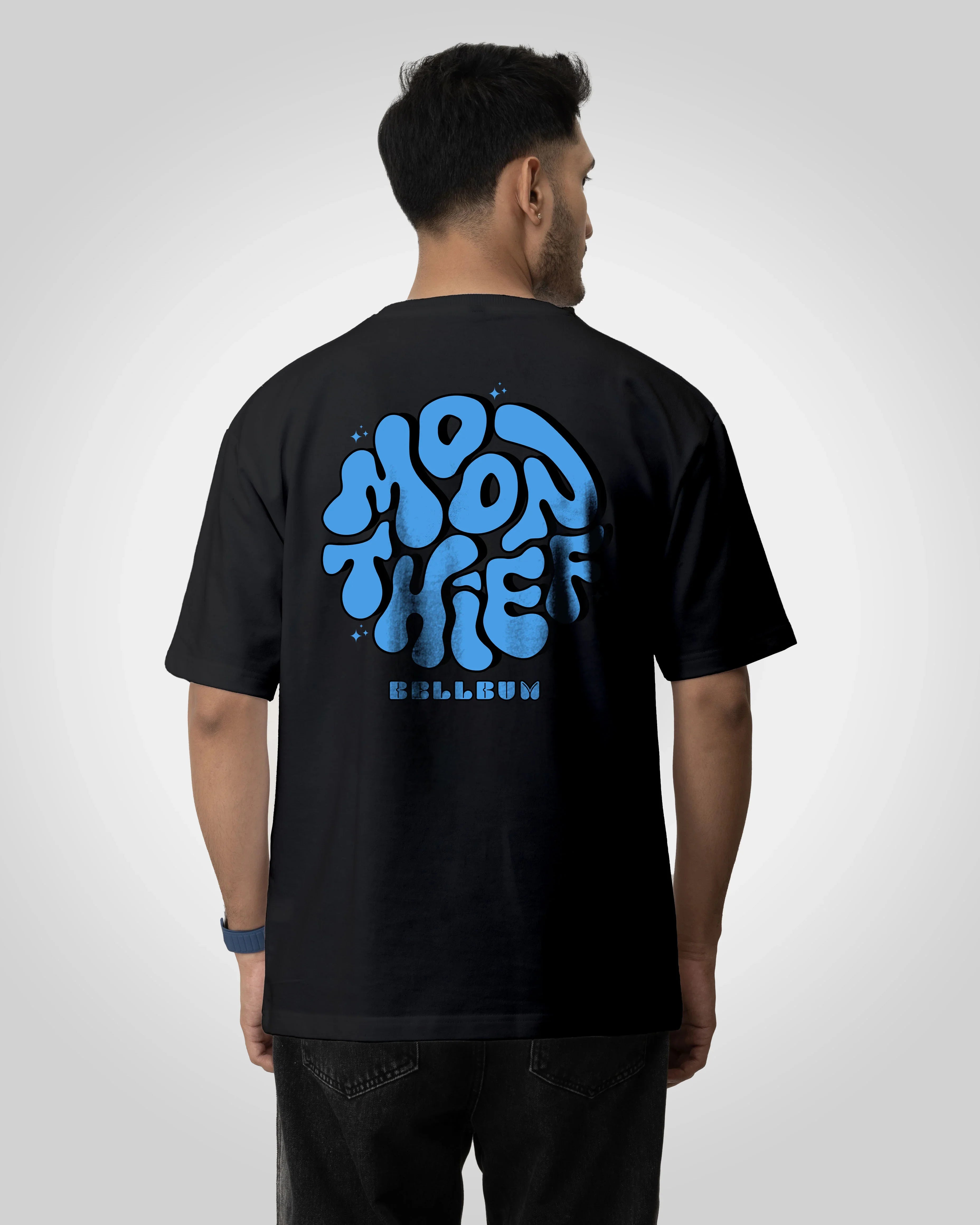 Moon Child graphic Unisex oversized T-shirt - Bellbum