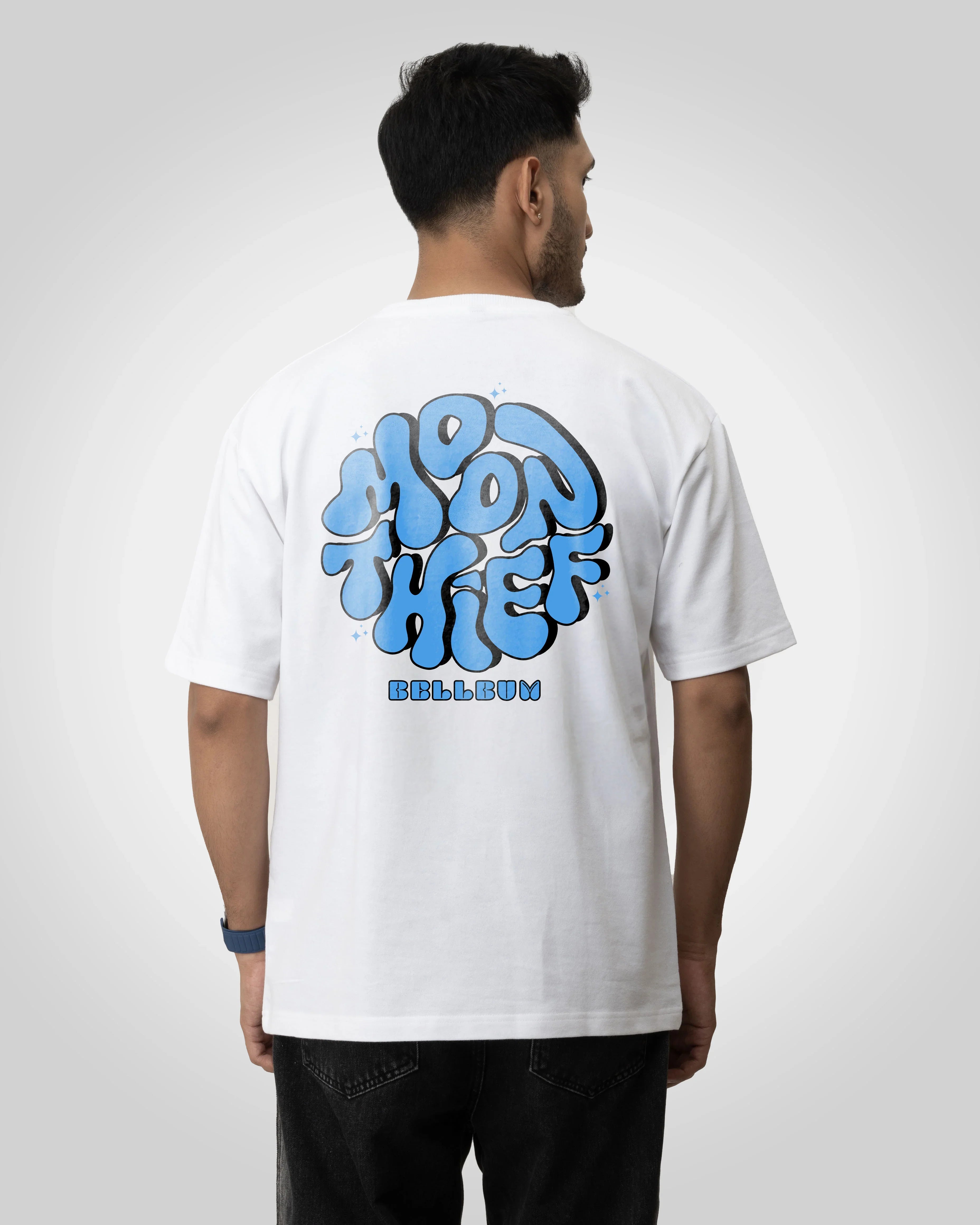 Moon Child graphic Unisex oversized T-shirt - Bellbum