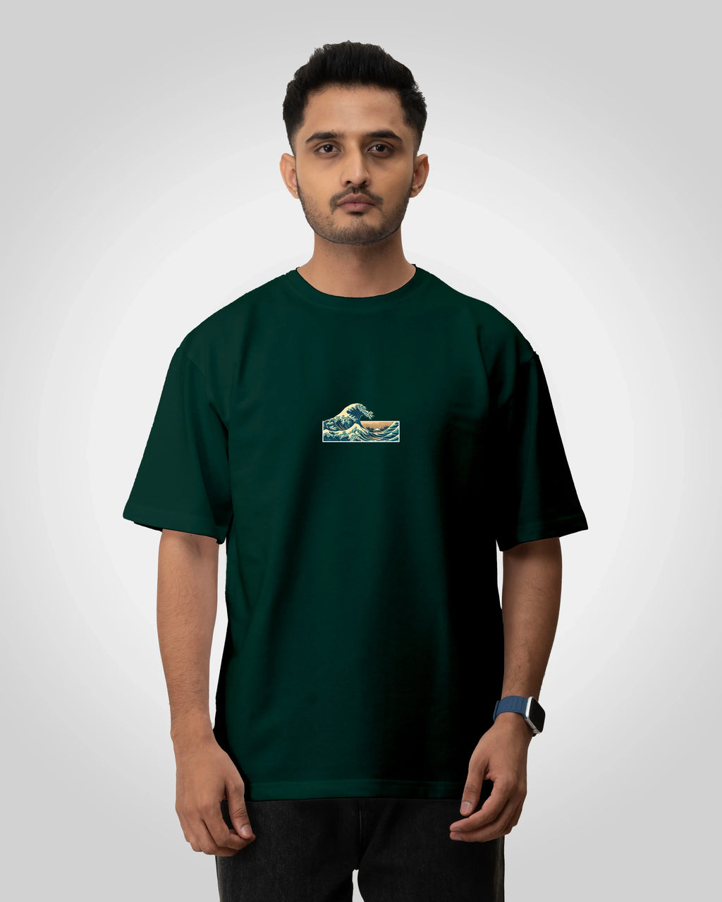Waves of wisdom Unisex printed graphic oversized t-shirt - Bellbum